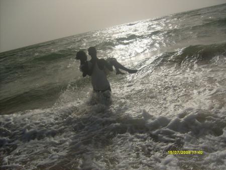 a la plage